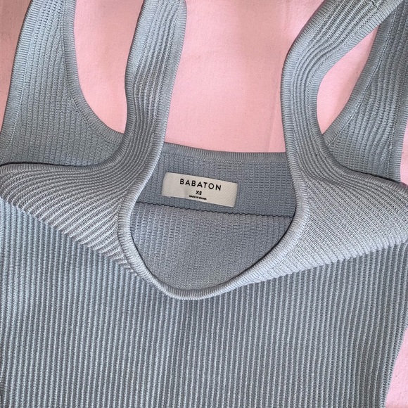 ARITZIA Babaton ribbed tank - Picture 1 of 3
